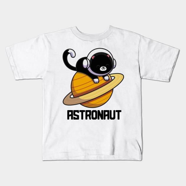 Astronaut Kids T-Shirt by Carolina Cabreira